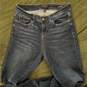 Judy, blue size 7 skinny fit, dark wash jeans
